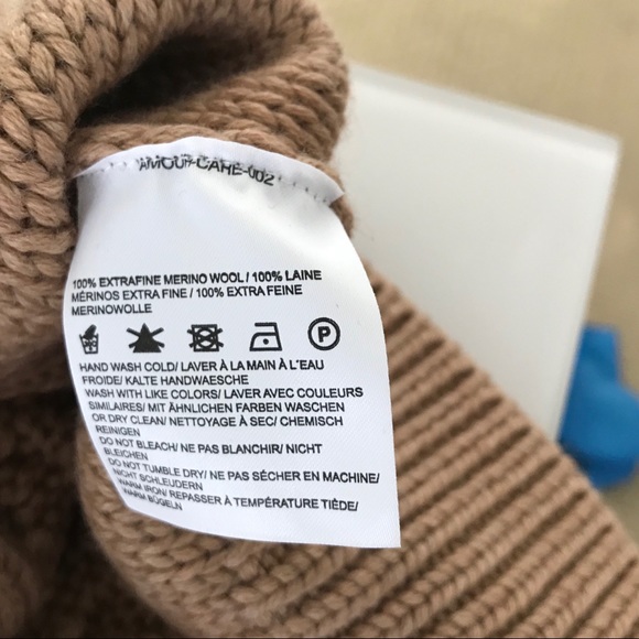 Amour Vert Kendra Wool Cable Knit Sweater M - Picture 4 of 6